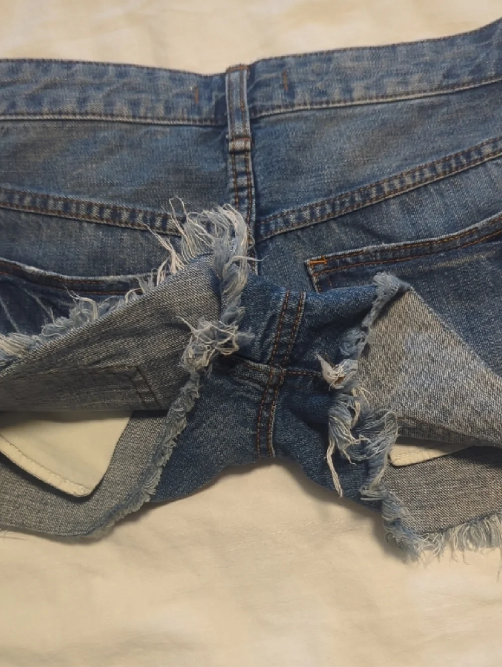 Free People Light Blue Mid-Rise Denim Shorts - Picture 6 of 6